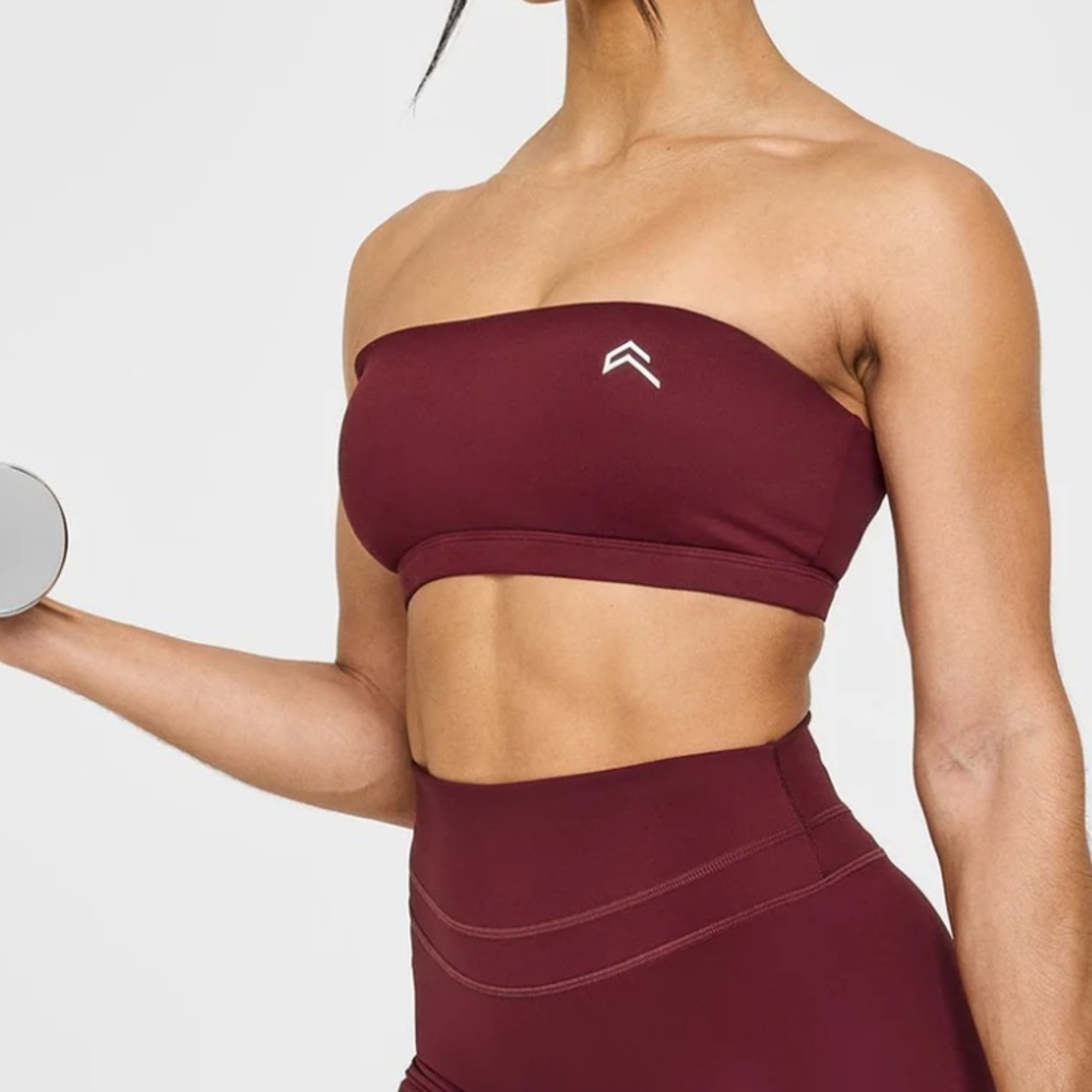 Oner Active Burgundy Crop Top